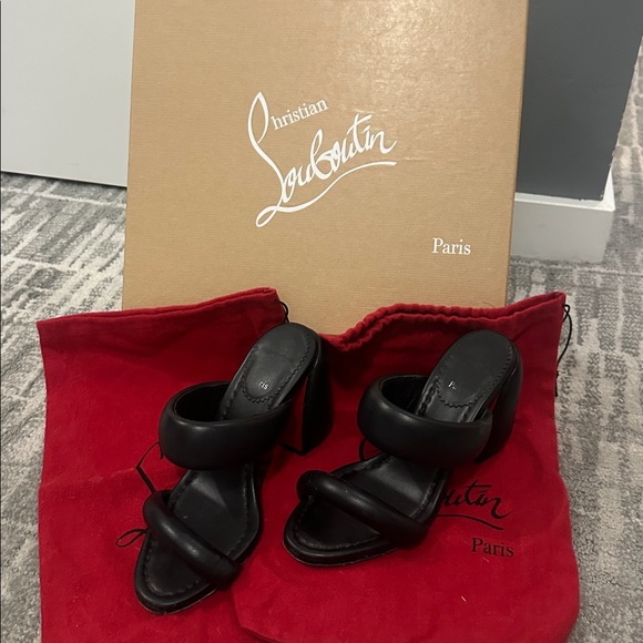 Christian Louboutin
Inflama Sab 85 Leather Sandal.
